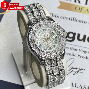 Ladies Luxury Iced Out Design Bee Sister Analog Chain Watch – A Perfect Gift for Her