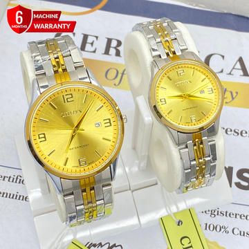 CITIZEN PAIR Analog Luxury Chain Couple Watches with Date Display