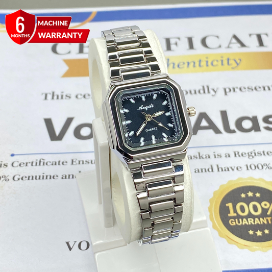 AOQILI  Luxury Stainless Steel Ladies Watch – Perfect Gift for Her