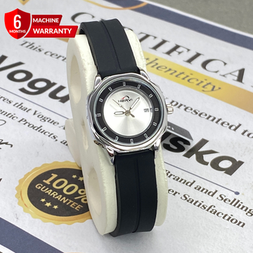 Heyri Octagonal Dial Analog Quartz Ladies Watch With Silicone Straps & Magnetic Lock - A Perfect Gift For Her