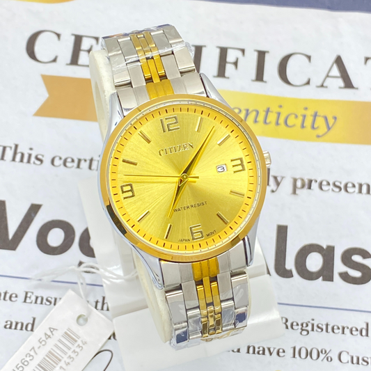 CITIZEN PAIR Analog Luxury Chain Couple Watches with Date Display